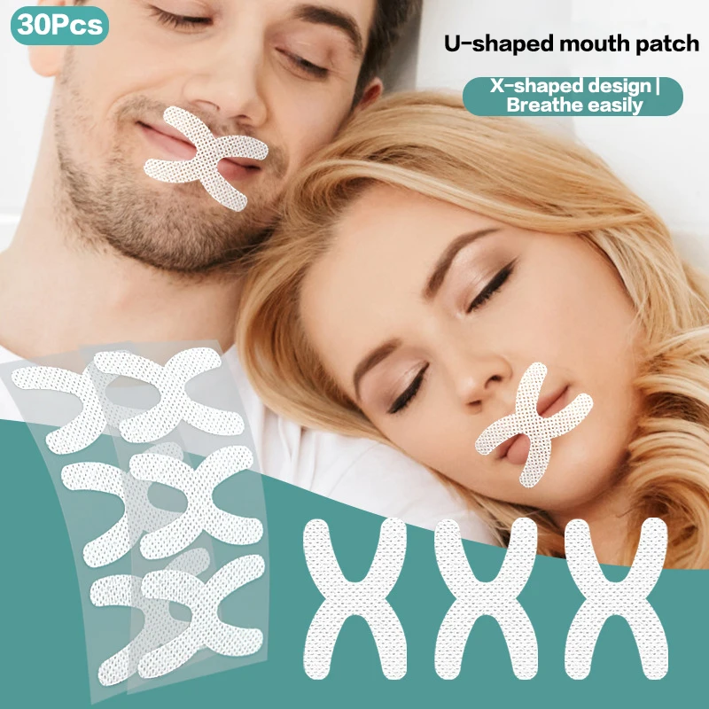 

10Patches Children Or Adults Sleep Strip Nonwovens Mouth Tape For Snoring For Better Nose Breathing Improved Nighttime Sleeping