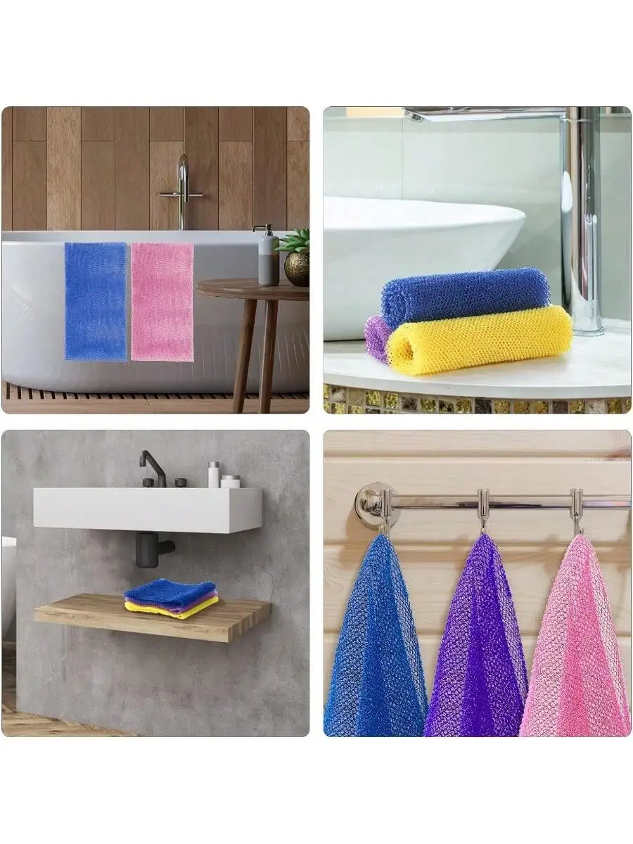 ฟองน้ำตาข่ายยาวฟองน้ำอาบน้ำ Alat penggosok Badan ขัดผิวขัดผิวหลังผิวเรียบเนียนขัดผิวกายสำหรับขัดผิวใช้ในชีวิตประจำวันสำหรับผู้ชายผู้หญิง