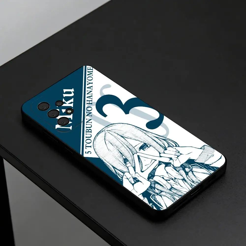 Miku Nakano Yotsuba Nakano Phone Case For Samsung S26,S25,S24,S23,S22,Plus,Cover  Black Shell