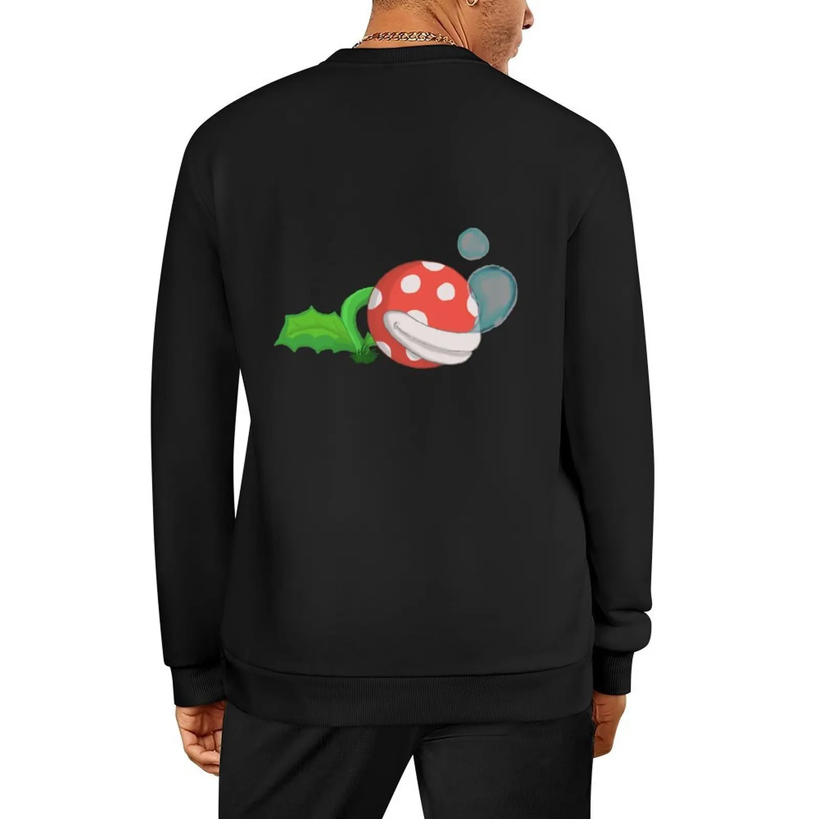 

Sleeping Piranha Plant Pullover men's coat anime clothing male clothes men's clothing sports sweatshirt man