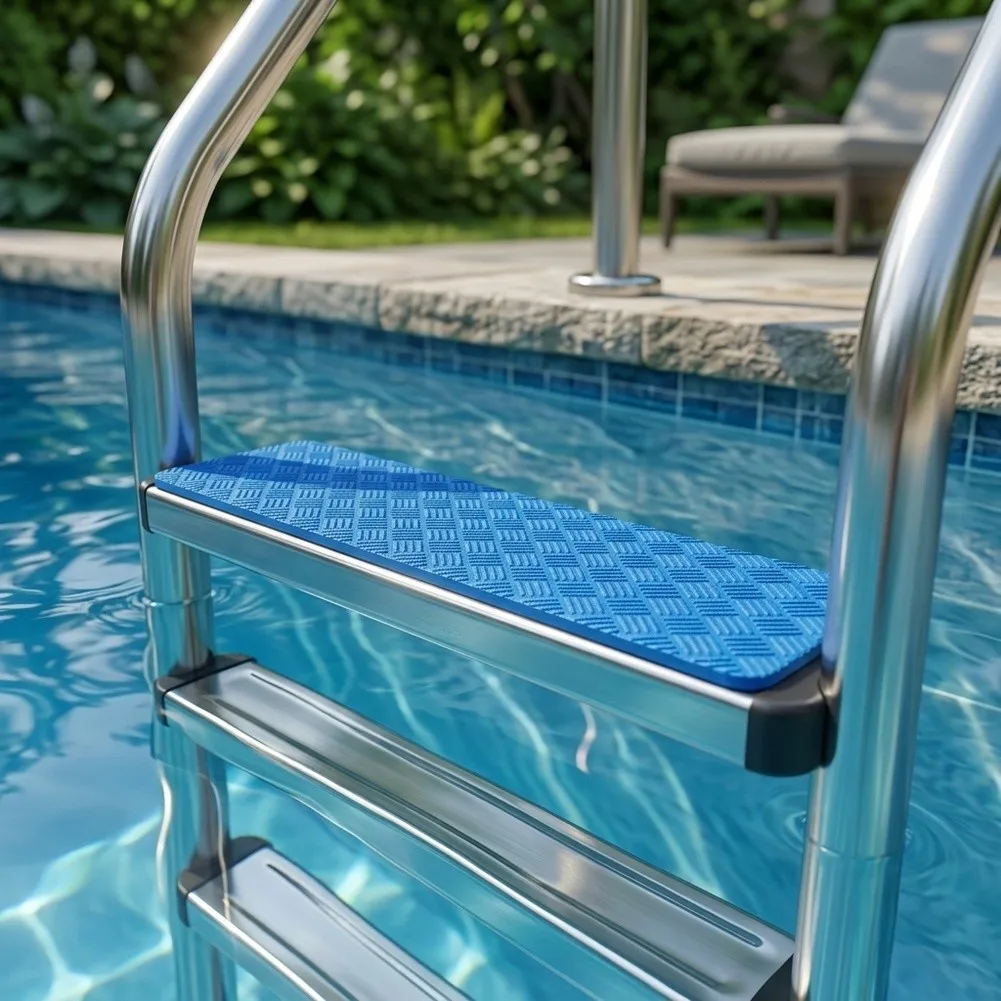 Pool Entry Slip Prevention 90*23cm Anti-Slip Mat Tool PVC Ladder Pad Various for Sizes Available Enhanced Traction
