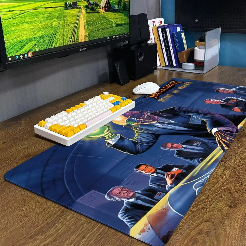 Band M-Megadeth Mouse Pad XXL Computer Accessories Large Keyboard Laptop Table Pad The New Product Gamer Gaming