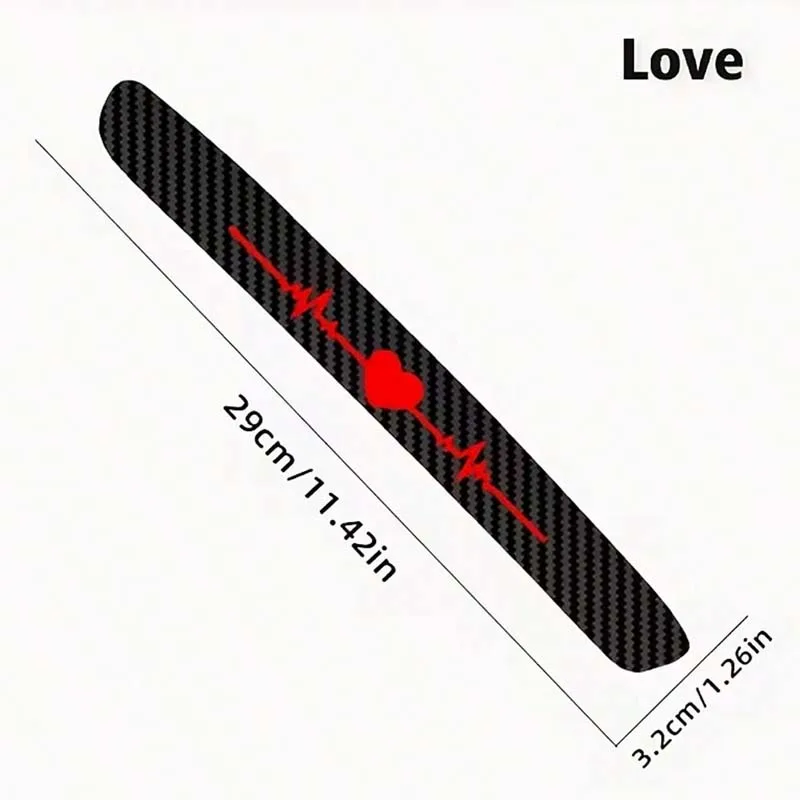 Car Stickers, Heart-Shaped Heartbeat Pattern Car Stickers, Electrocardiogram Tail Lights Car Stickers, Adding Eye-Catching Safet