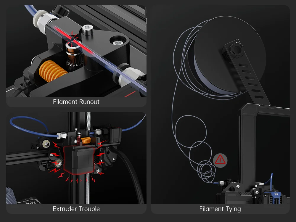 BIGTREETECH Smart Filament Sensor Filament V2.0 Brucherkennungsmodul BTT SFS V1.0 für Ender 3 Voron V2.4 FDM 3D-Drucker Teile – Detail 8