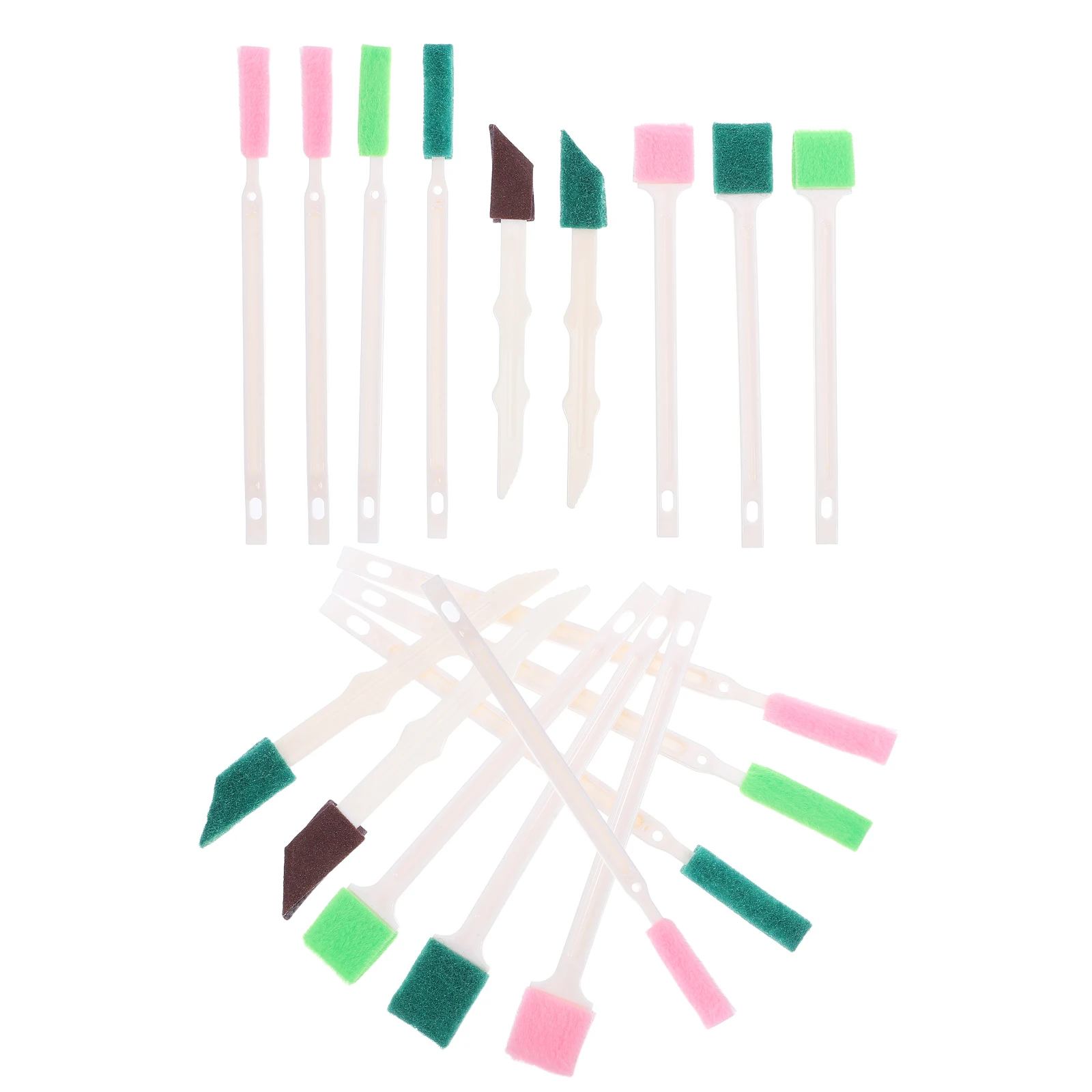 

18Pcs Pet Water Fountain Cleaning Tools Sponge Brushes for Cat Dog Dispenser Multi Functional Bottle Bowl Cleaner Set