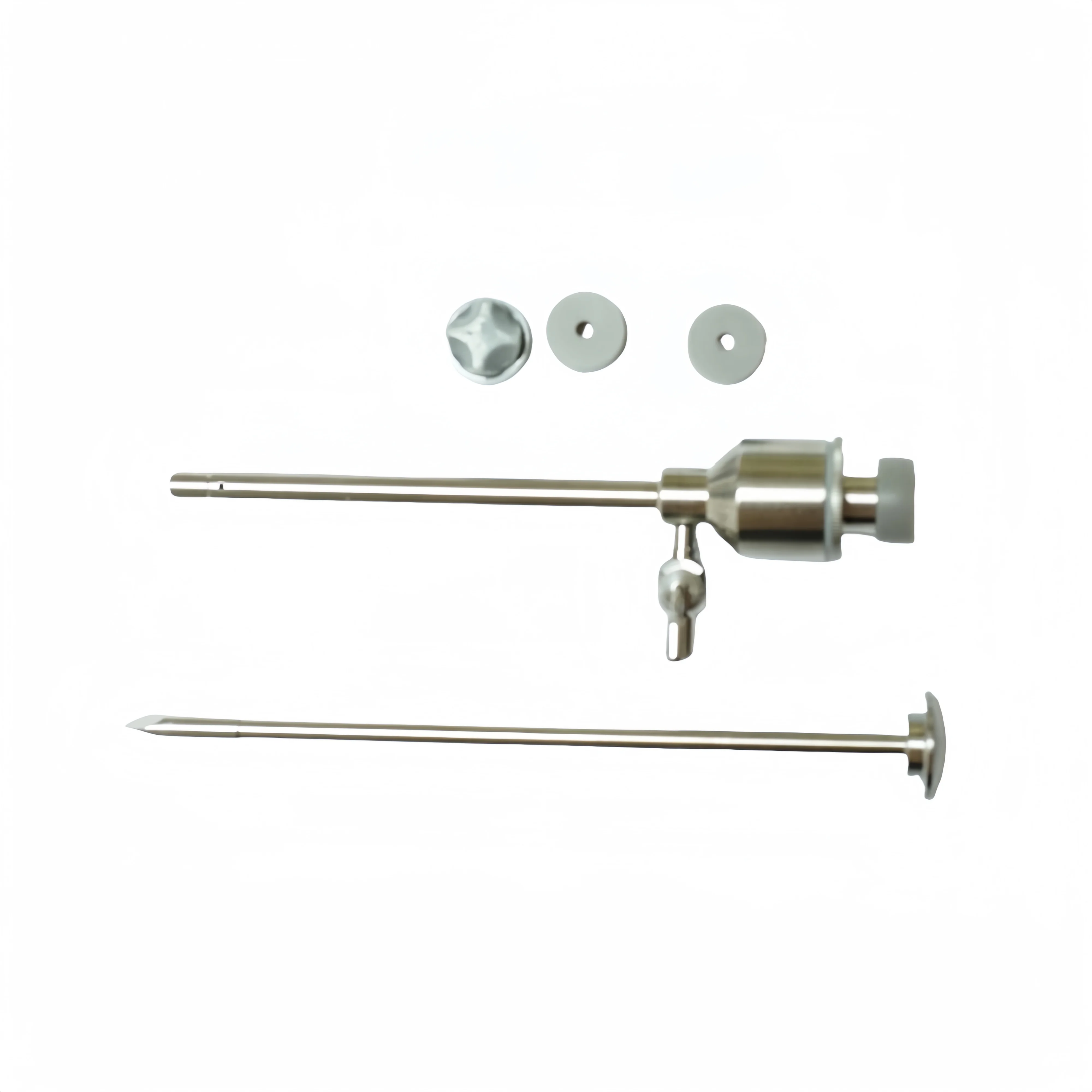 Medical Laparoscopic Trocars, 5/10mm  Reusable Puncture Cannula Press Type With Screw