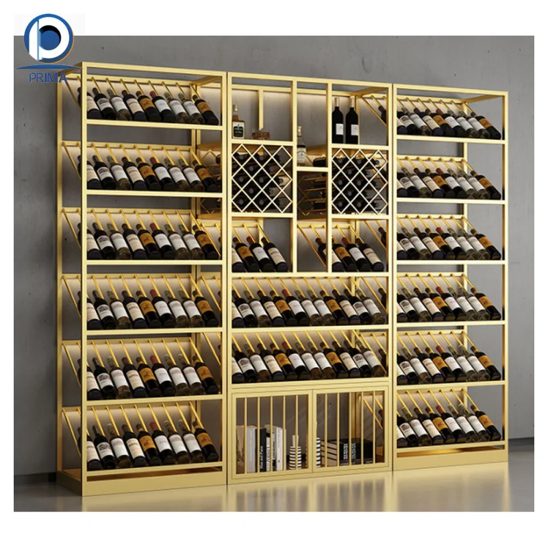 مخصص. الحديثة الفاخرة درجة حرارة ثابتة برودة الفولاذ المقاوم للصدأ النبيذ الأحمر قبو تخزين خزانة العرض