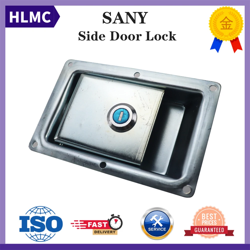 

Excavator Parts Side Door Lock Cover Hydraulic Pump Door Lock SY200 210 215 For Sany Side Cover Lock