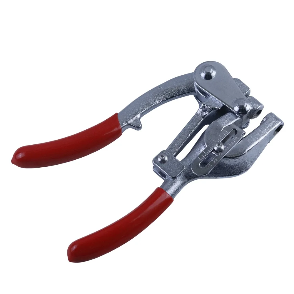 Handheld Hole Punch Pliers, Manual Punching Tool for Metal Leather Plastic, DIY Leathercraft Hole Puncher