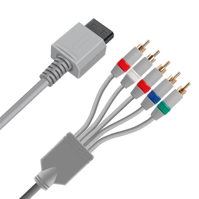 

Component Wire 5RCA Games replace line for Wii 1080P/720p HDTV AV Audio Adapter Cable Gaming Machine Connecting Cables