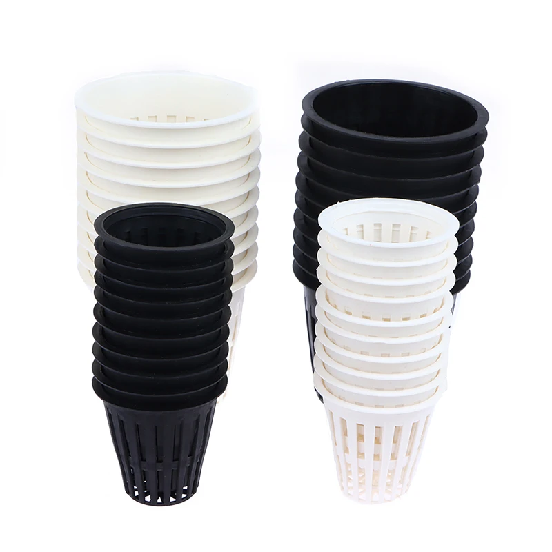 10Pcs 2 Inch 3 Inch Grow Orchids Hydroponics Cups Planting Mesh Pot Soilless Net Basket Slotted Colonization Container