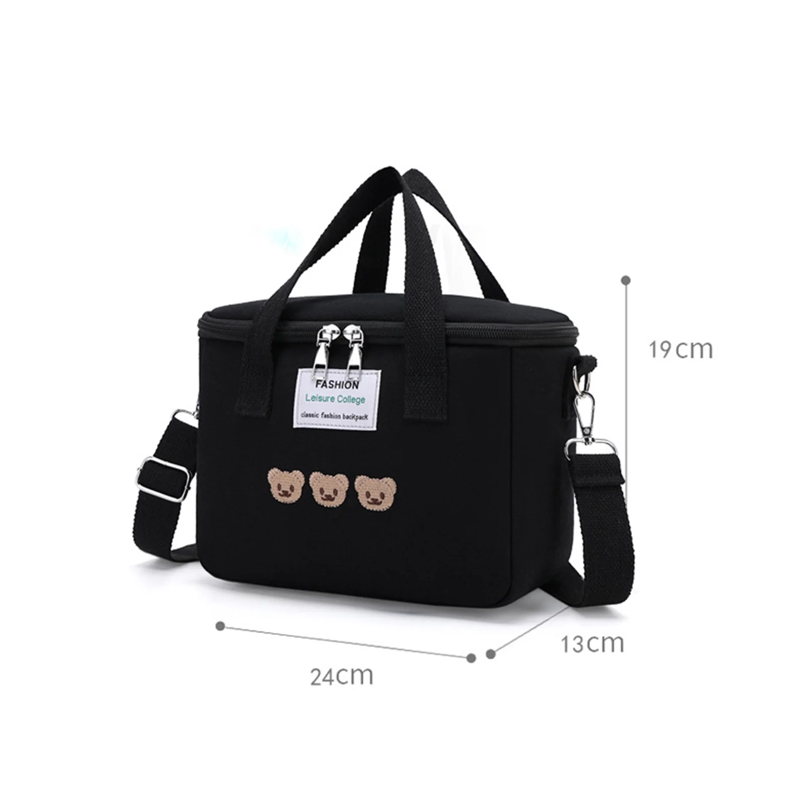 أكسفورد القماش الأم حقيبة حفاضات الحقيبة الغداء حقيبة يد المرأة حقيبة الكتف رسول #4