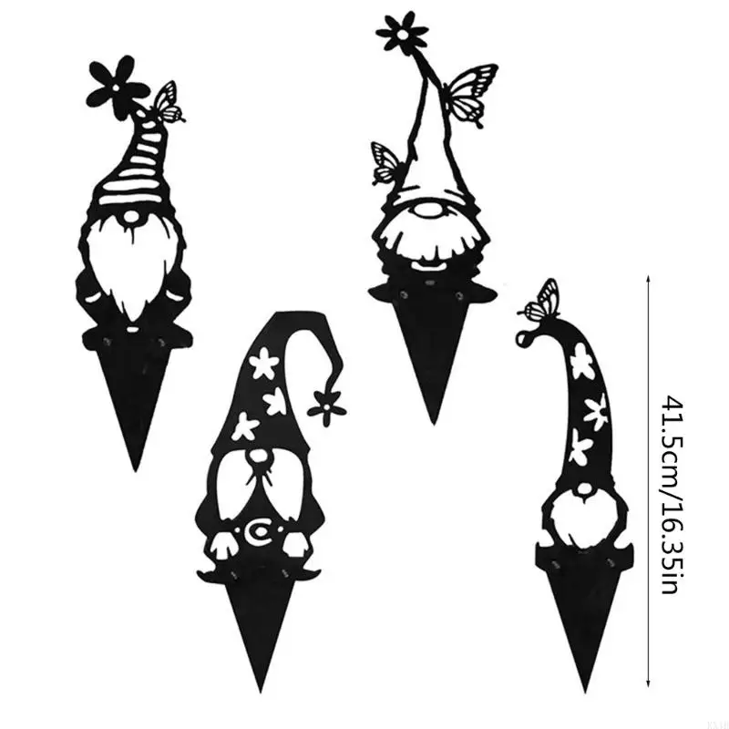 KX4B METAL IRRILENTE FACELE PARA GNOMOS STÁTIA ARTETE SHOUETTE Home Garden Decoration