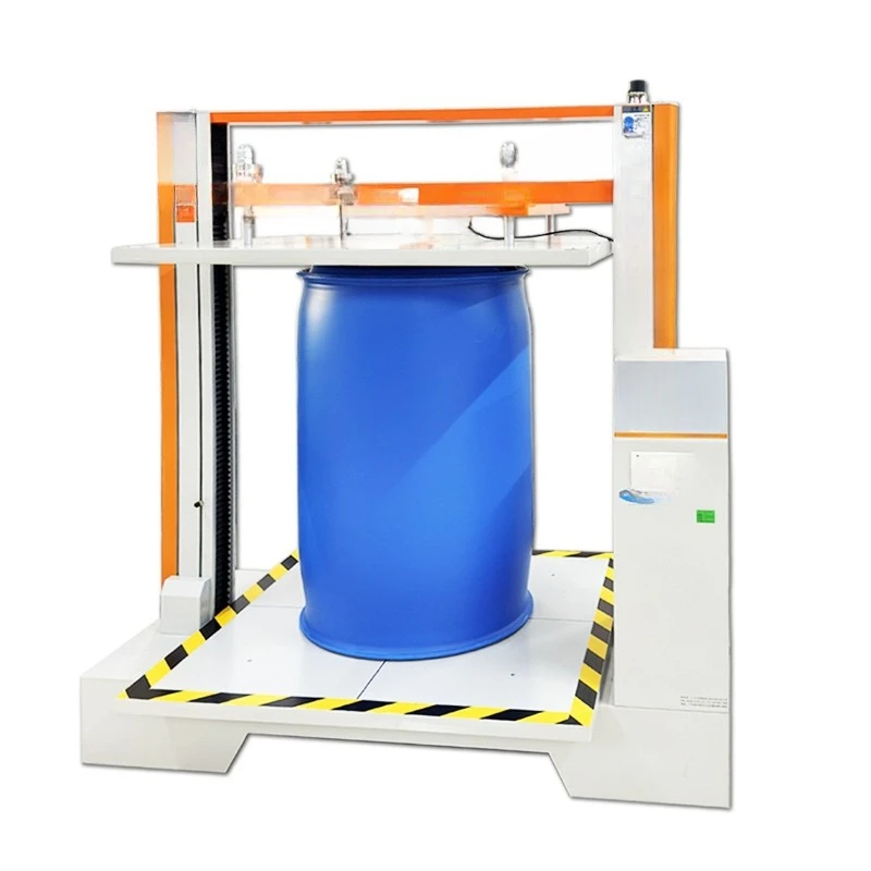 Chemical barrel compressive strength tester, plastic barrel compressive tester