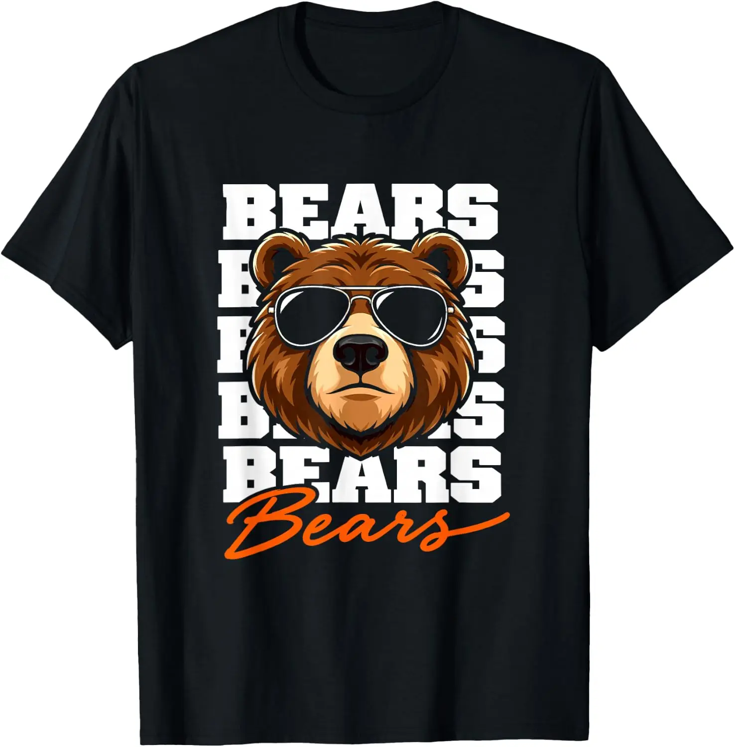 Retro Bear Gift For Men Women Boys Girls Kids T-Shirt Premium heavyweight pure cotton—stylish, versatile, and unisex; a perfect Christmas gift suitable for year-round wear.