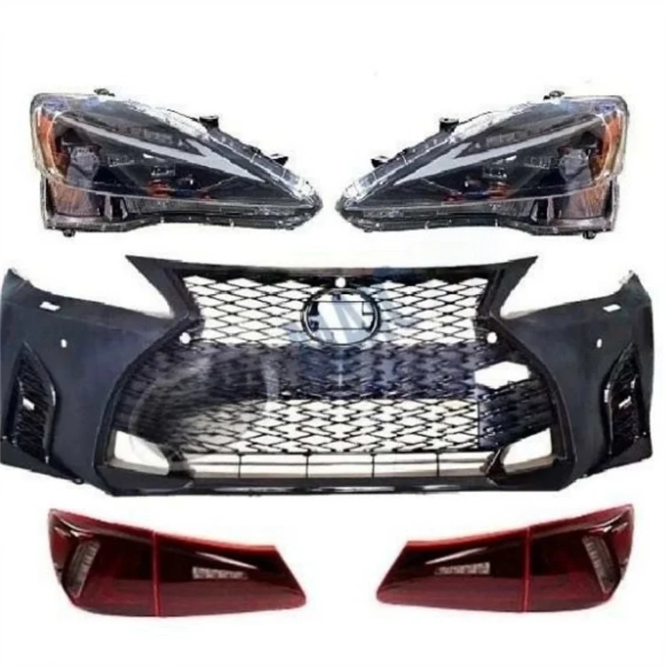 for IS 06-12 Upgrade 21 Front Bumper Grille Surround Can Be Matched with Headlights and Taillights
