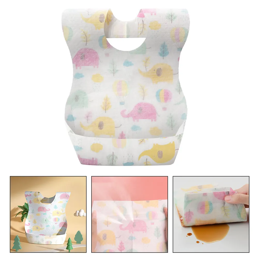 

20 шт. одноразовых нагрудников для детей: защита одежды от слюней и кормления, безопасные и удобные для младенцев