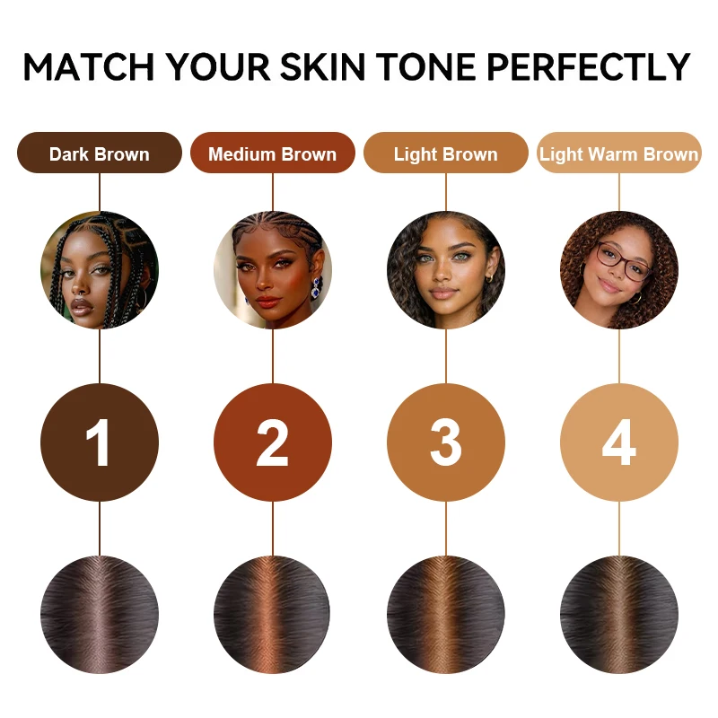 Lace Tint Spray 100ml Sweatproof Tone Match Lace Wigs Fast Dry Realistic Scalp Anti-smudge Long Lasting Natural Hairline