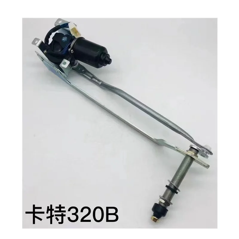Electric Wiper Motor for Excavator Cab Parts , Doosan Daewoo Windshield Wiper Motor