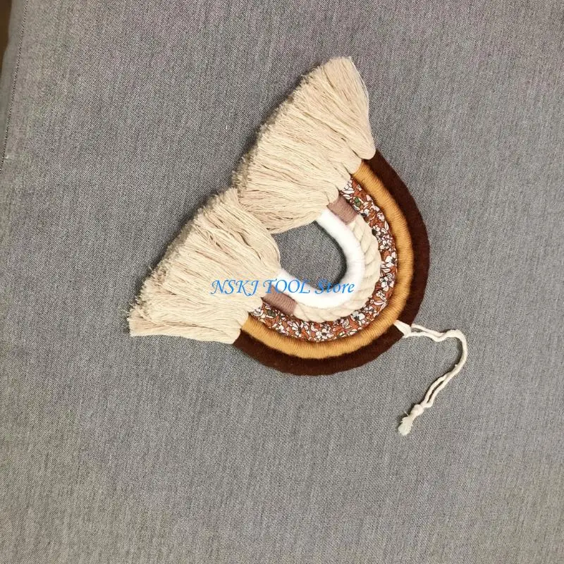 

L8RC Handmade Woven Pendants Home Decoration Accessories for Bedroom Baby Kids Rooms