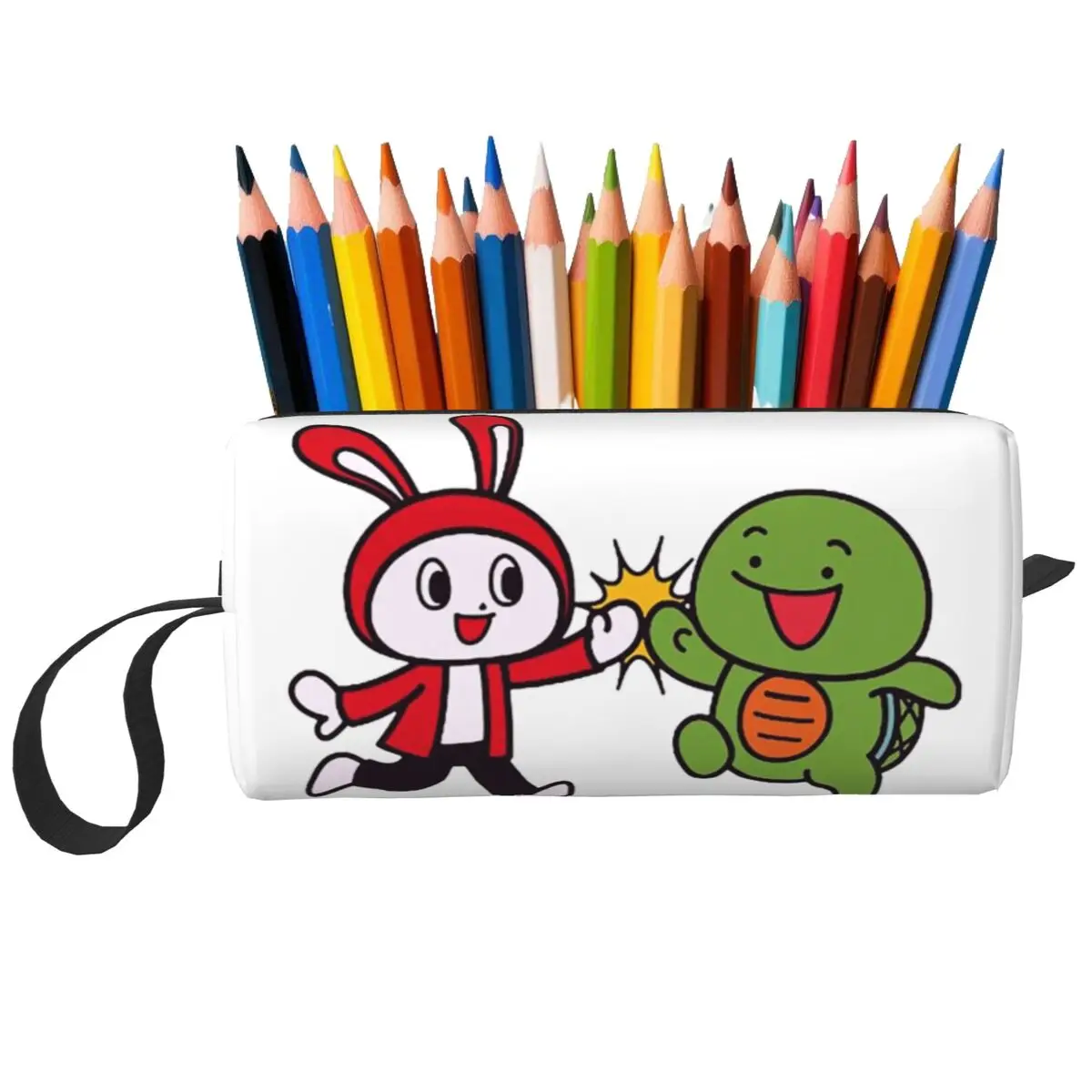 JJ MIKEY MAIZEN مقلمة لصبي فتاة مدرسة صندوق القلم حقيبة أقلام رصاص لوازم مكتبية السفر النساء حقيبة مستحضرات التجميل المنظم الحقيبة