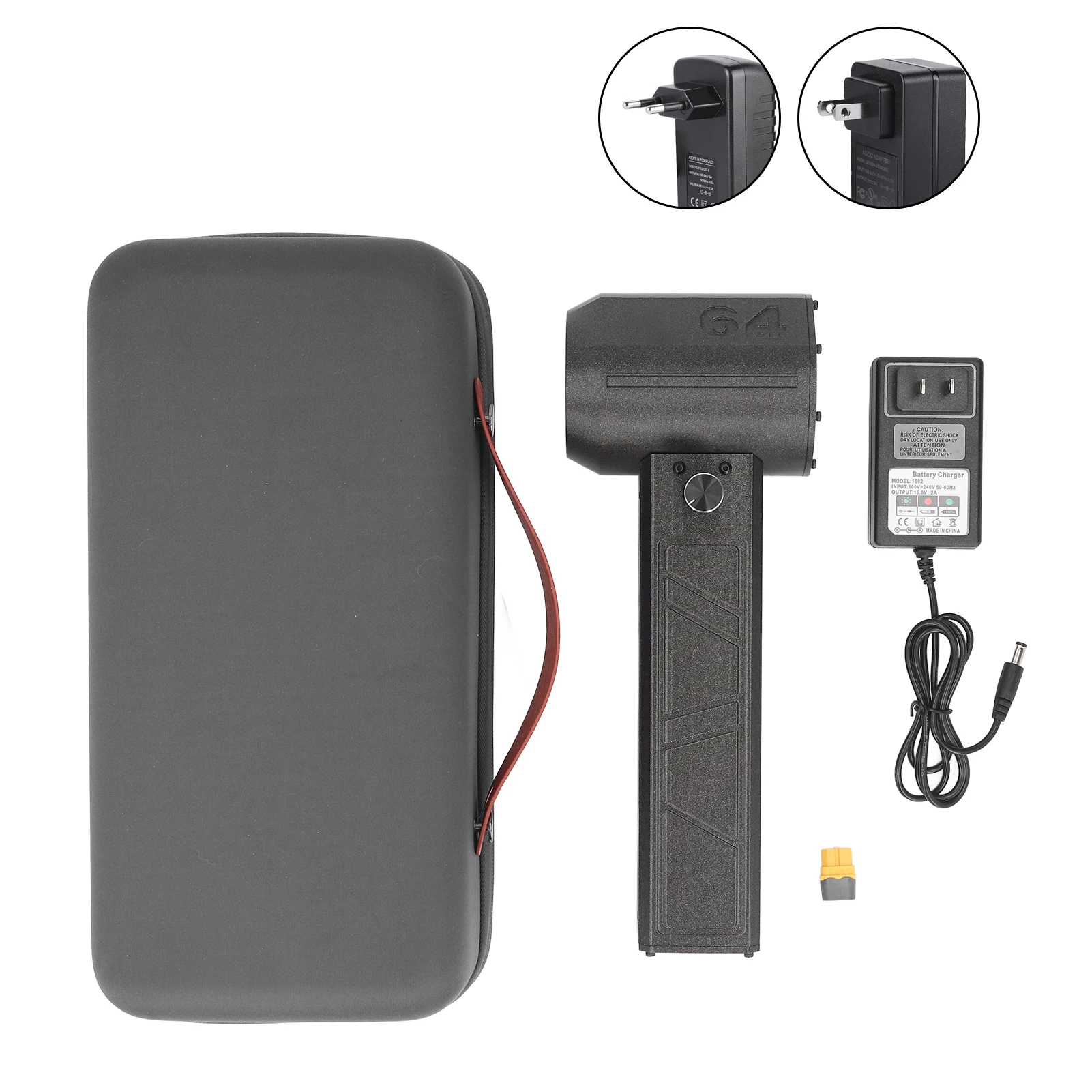 منفاخ مروحة توربينية محرك بدون فرشاة قبضة مريحة 16.8 فولت 80A 8000 مللي أمبير بطارية منفضة هواء كهربائية لإزالة الغبار الصناعي