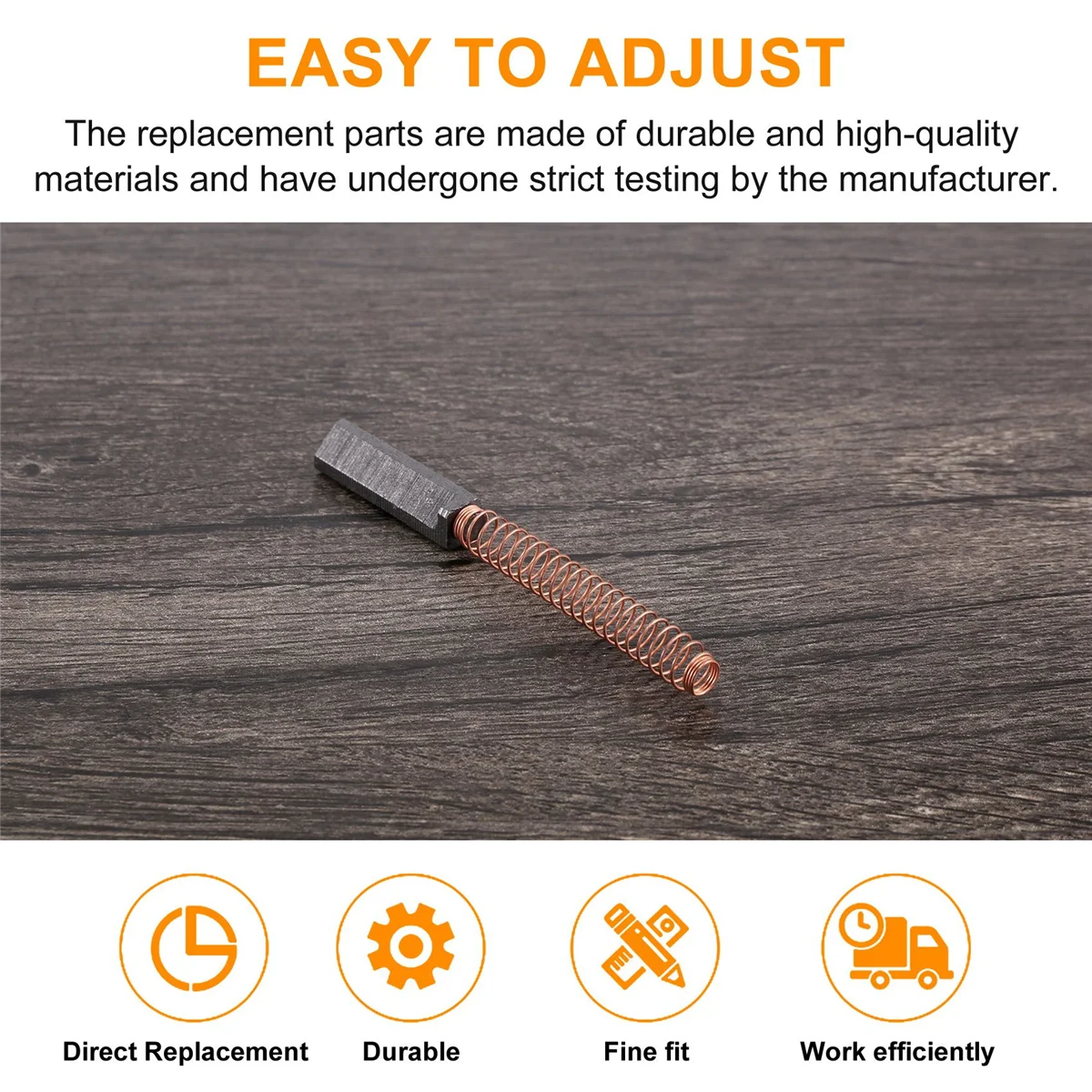 W10380496 Stand Mixer Motor Brush for Whirlpool & Kitchen Aid Mixer Motor Brush New AP5178083, PS3495098-2 Pack