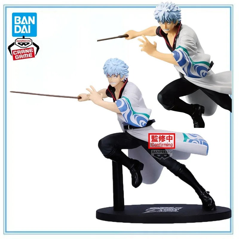 

BANDAI Genuine Gintama VIBRATION STARS-Sakata Gintoki-20th Anniversary Ver. Коллекция серии Модель гаража с персонажем мультфильма