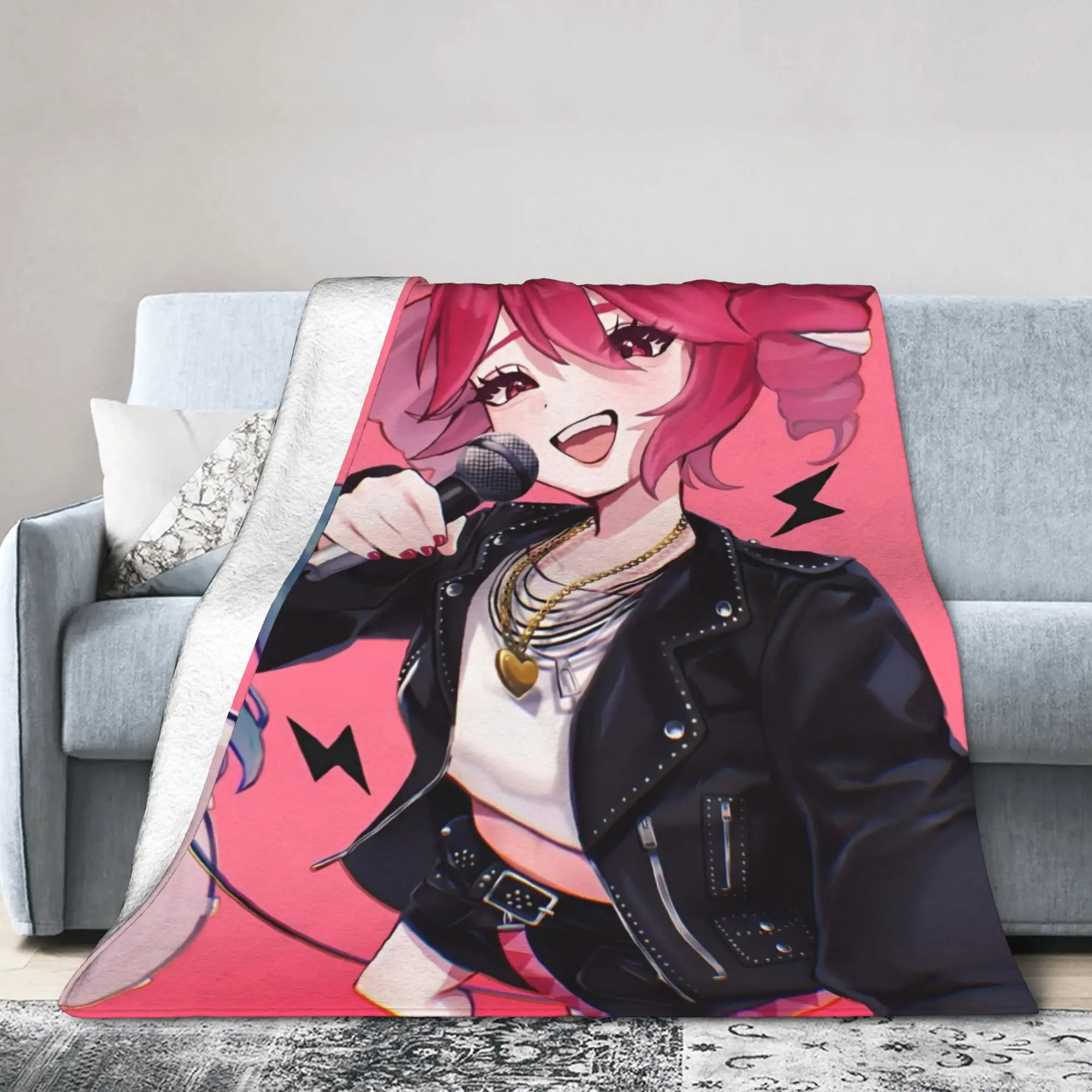 Kasane Teto أنيمي البطانيات Vocaloid فتاة أفخم خمر لينة رمي بطانية للمنزل ربيع الخريف ،