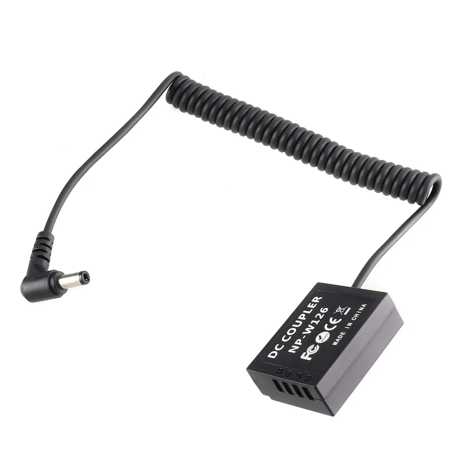 Canfon DMW-DCC8 Dummy Batterij USB-C Koppeling Adapter BLC12 Dummy Batterij Koppeling met USB Type-C Lente Power Kabel Vervanging