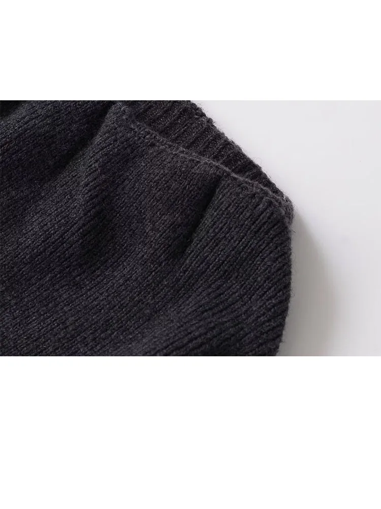 HH امرأة الخريف موضة الجولة الرقبة واحدة الصدر طويلة الأكمام بلون بلوزة فضفاضة الإناث عادية التنقل تنوعا القمم #5