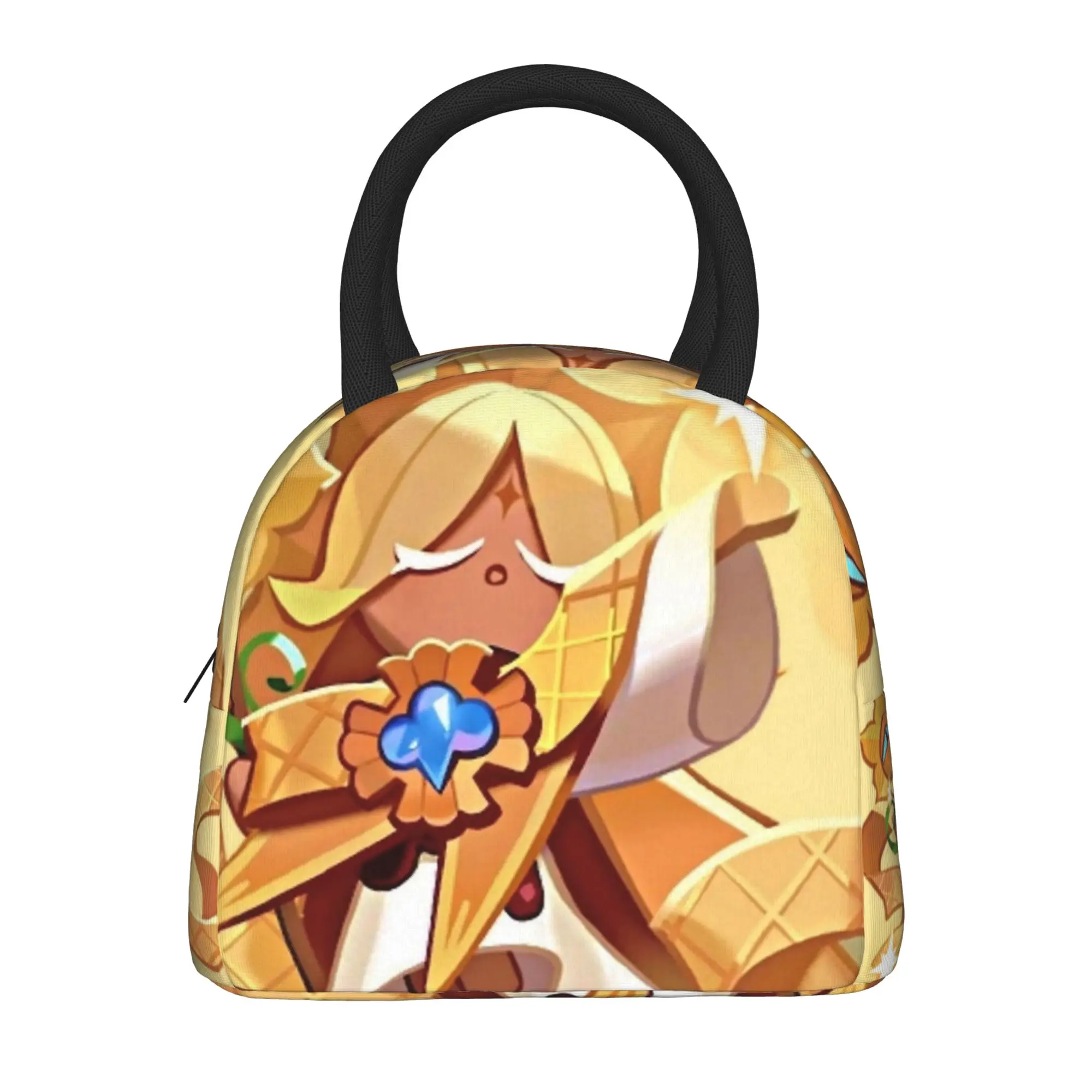 Pure Vanilla Cookie  Insulated Lunch Bag Thermal Bag Meal Container Cookie Run Kingdoms Large Lunch Box Tote Food Handbags