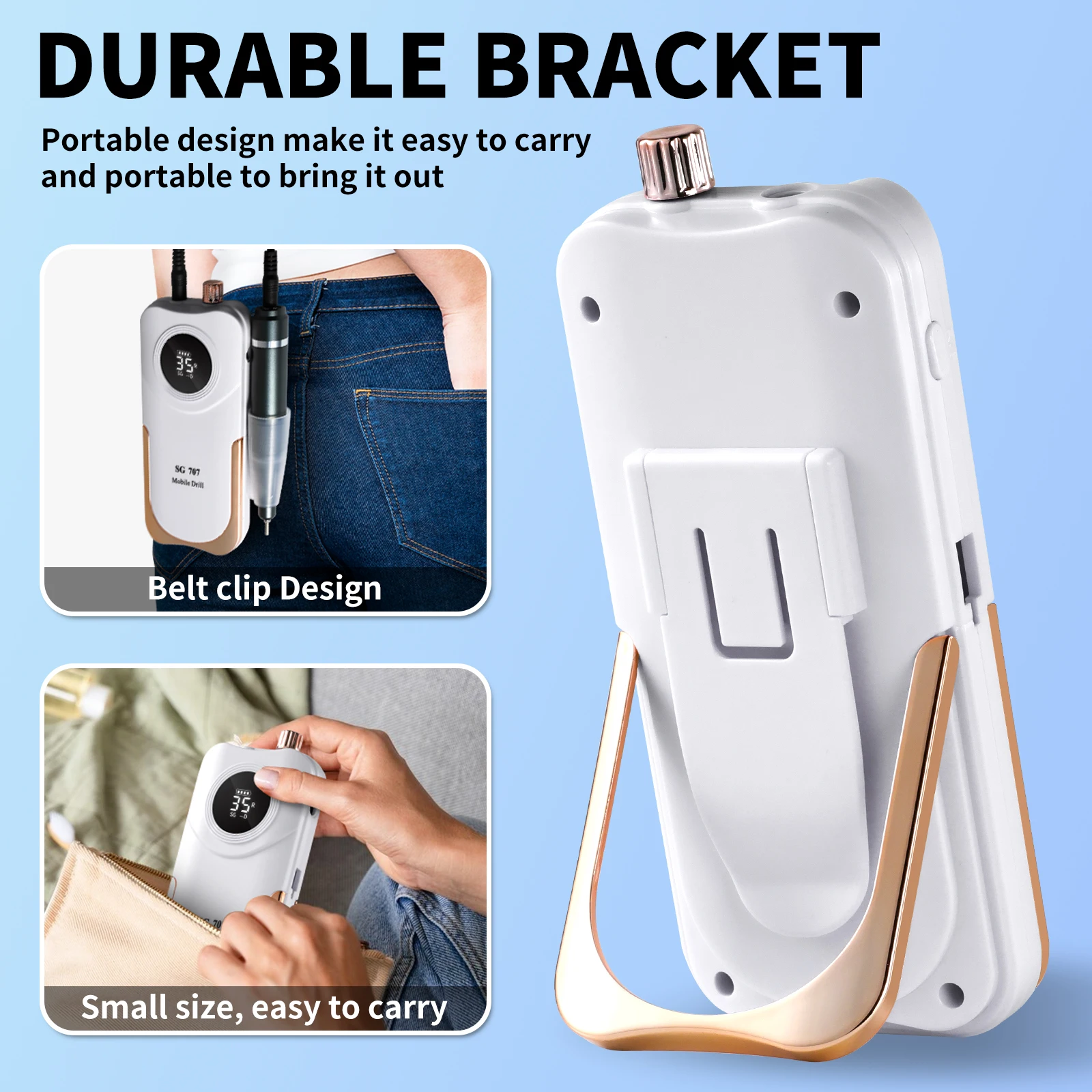 35000RPM 전기 네일 드릴 충전식 네일 드릴 비트 매니큐어 키트 네일 폴리싱 살롱 도구 용 전기 네일 드릴