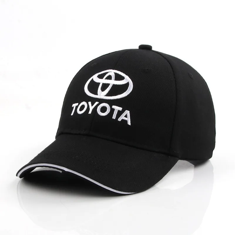 Car Baseball Cap Outdoor Adjustable Casual Hats Sunscreen Hat For Toyota Rav4 Corolla Camry Aqua Yaris Cross Auris TRD Chr Hilux