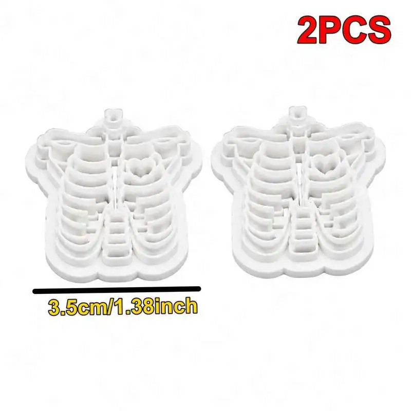 Halloween Sternum Shape Clay Cutter Mold Festive Craft Cutting Tool For DIY Pottery Handcraft Production