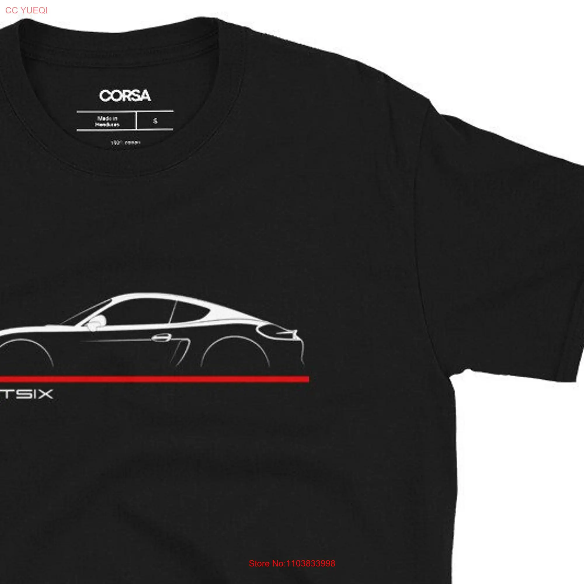 Camiseta de Cayman Motorsport para hombre, camisa de manga larga o corta, 981