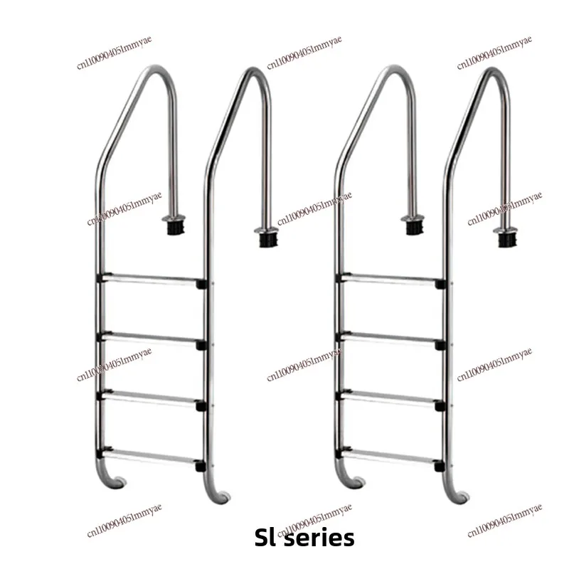 Swimming Pool Escalator Handrail Pool Ladder Up and Down Ladder 2-5 304 Stainless Steel Safety Ladder Swimming Pool Equipment