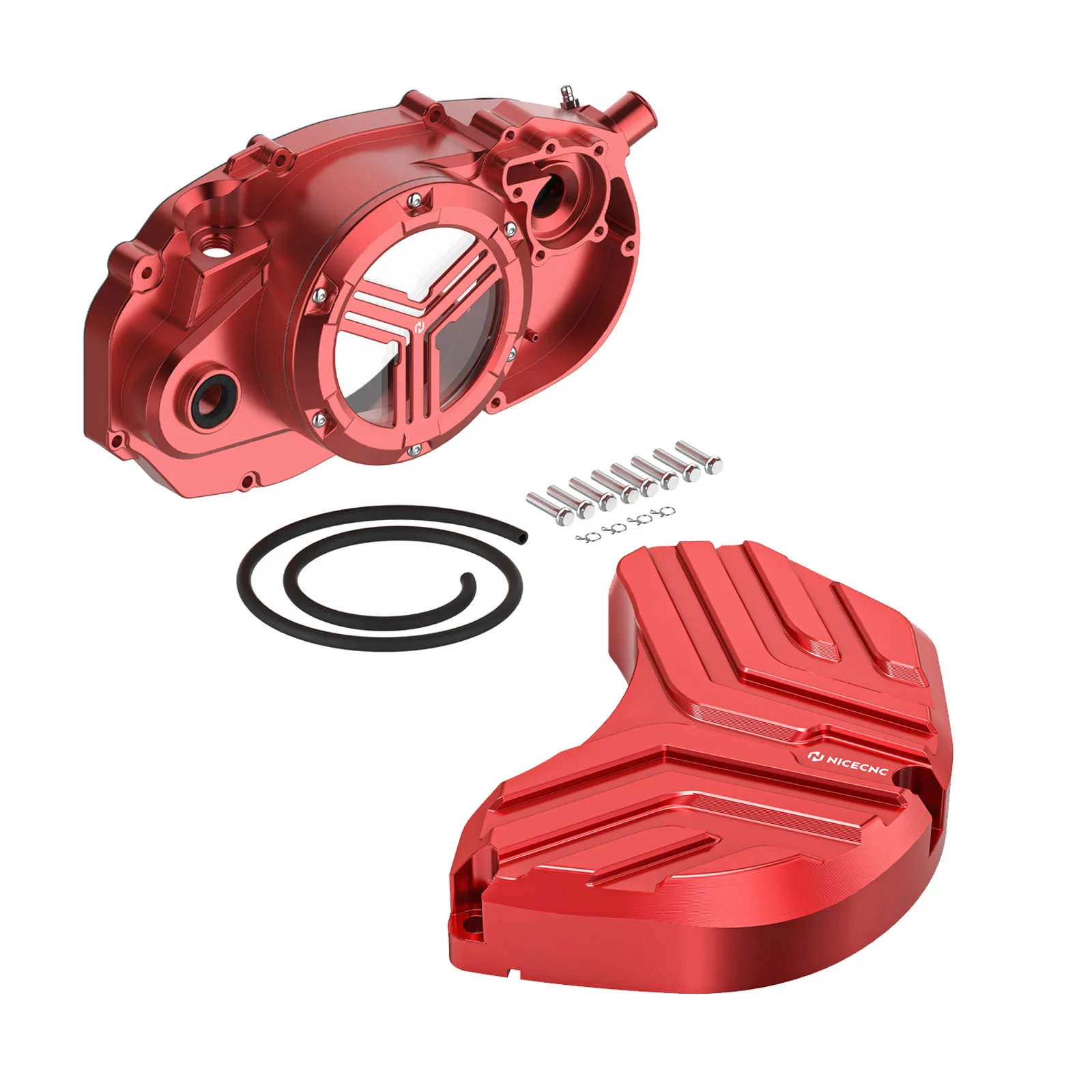 NICECNC Clutch Cover Housing & Water Pump Cover Kit For Yamaha Banshee 350 YFZ350 1987-2006 Aluminum Case Cover ATV Accessories