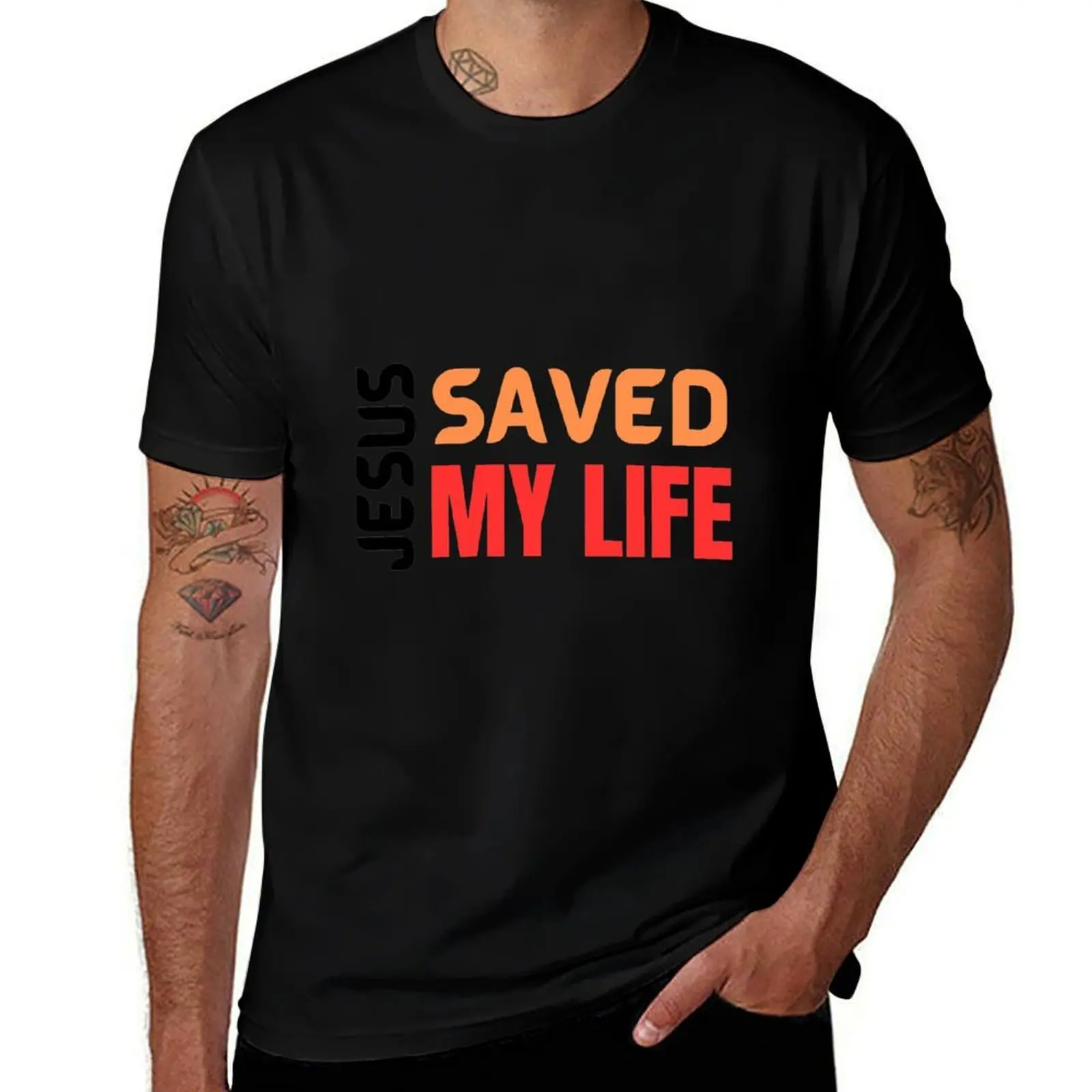

one way jesus T-Shirt cotton man t-shirts summer top cute clothes valentines clothes Men's cotton t-shirt