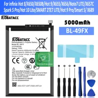 EOTABACC New 100% High Quality BL-49FX Battery For infinix Hot 8/X650B/Hot 9/X655/Note7 LITE/Spark 5 Pro/Hot 10 Lite/SMART 2TE7