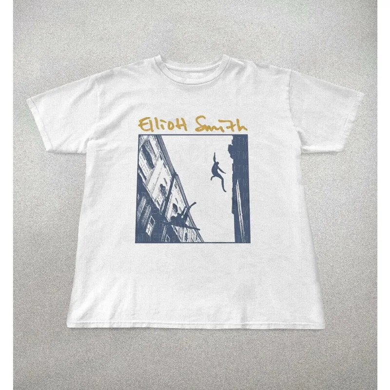 Elliot Smith T-shirt, 90s Band T-shirt, Women's T-shirt Suitable for All Seasons, Unisex Harajuku Style T-shirt