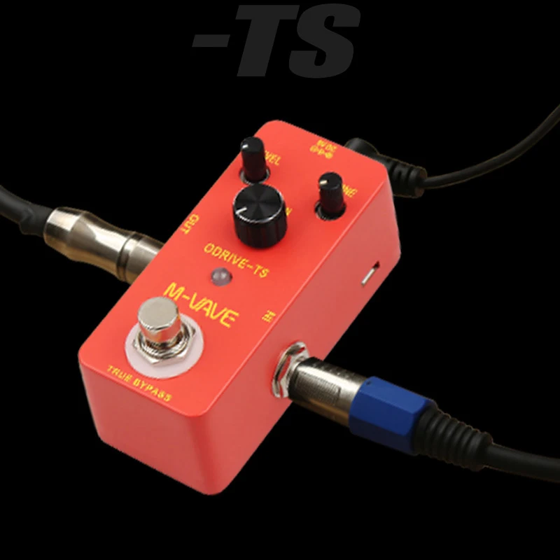 

M-VAVE Electric Guitar Effect Pedal Overdrive-TS Pedal Analog Overdrive Effect True Bypass Zinc Alloy Shell Guitar Accessories
