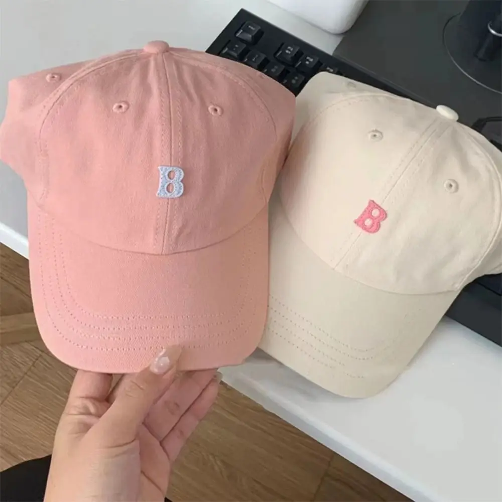 Hip Hop Baseball Cap Leisure Letter Embroidery Sports Trucker Cap Snapback Cotton Female Caps Men Women