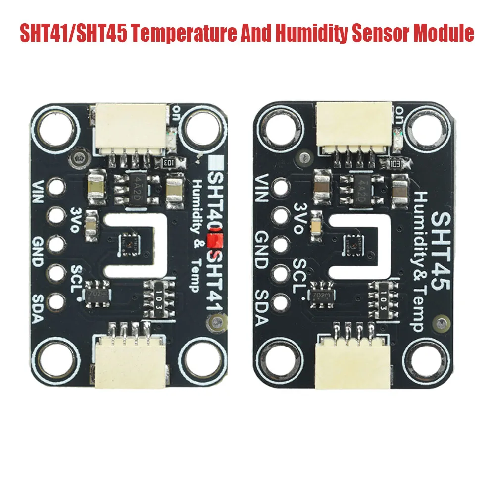 High Precision SHT45 SHT41 Temp Humidity Sensor STEMMA QT Qwiic Plug and Play I2C Module 3.3-5V for ESP32 Arduino