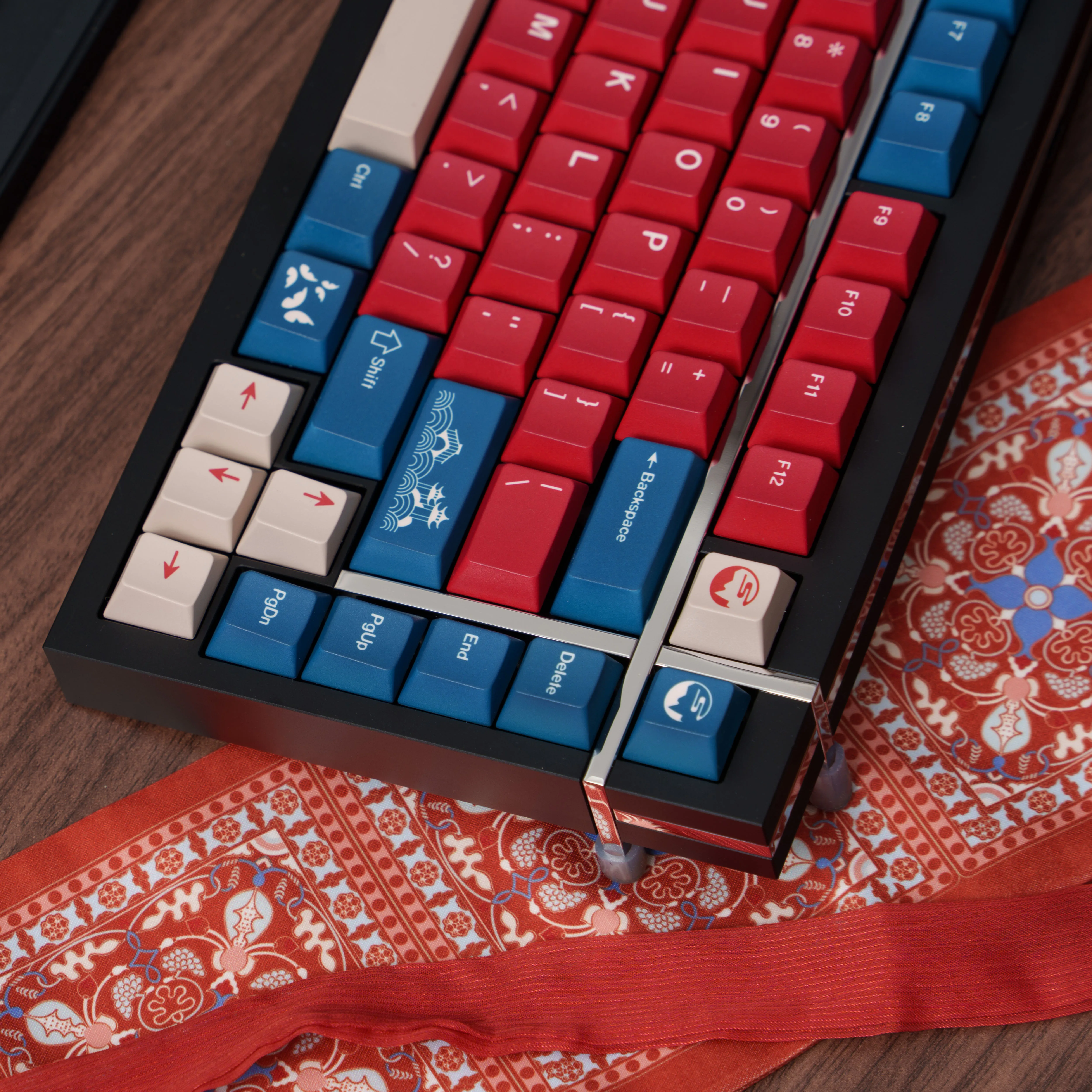 PBT Red Bean Keycap Large Set Cherry Profile KeyCap Dye Sublimation Keycap For MX Switch Mechanical Keyboard Accessories