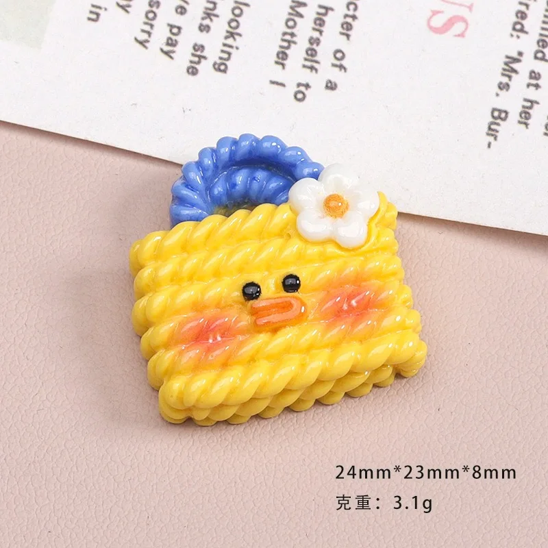 Cartoon Handbag Resin Flatback Cabochons Collection 10pcs Cute Flat Back Bags Embellishments For Hair Bows Wholesale