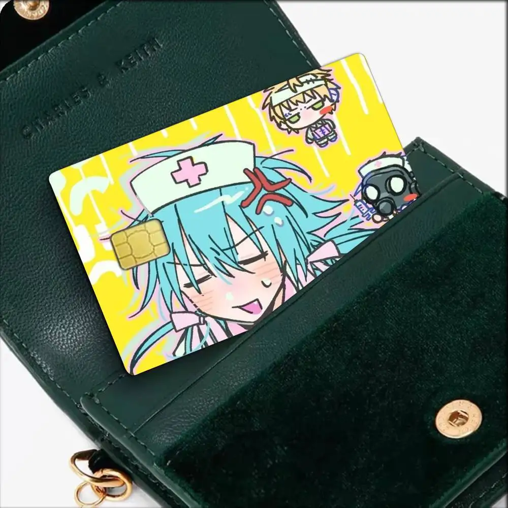 Game DRAMAtical Murder Aoba Waterproof Film Skin Cover Credit Card Stickers Debit Front Bank Bus
