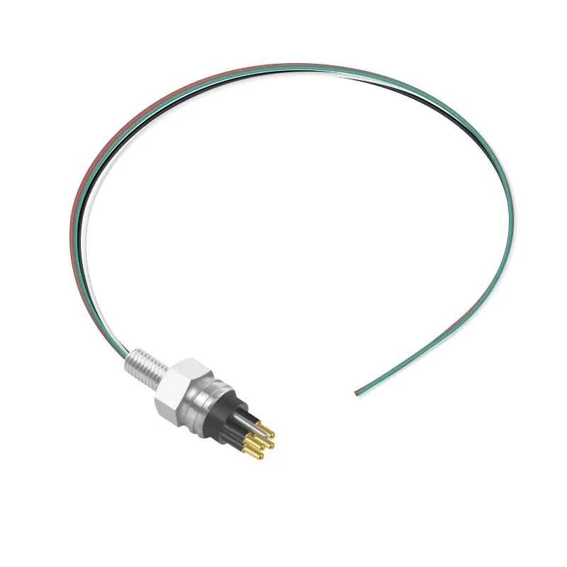 SMCBH4M pluggable connectors Deepwater Buton underwater Cable Connect Bulkhead Connector for Subsea Camera Ocean seismic systems