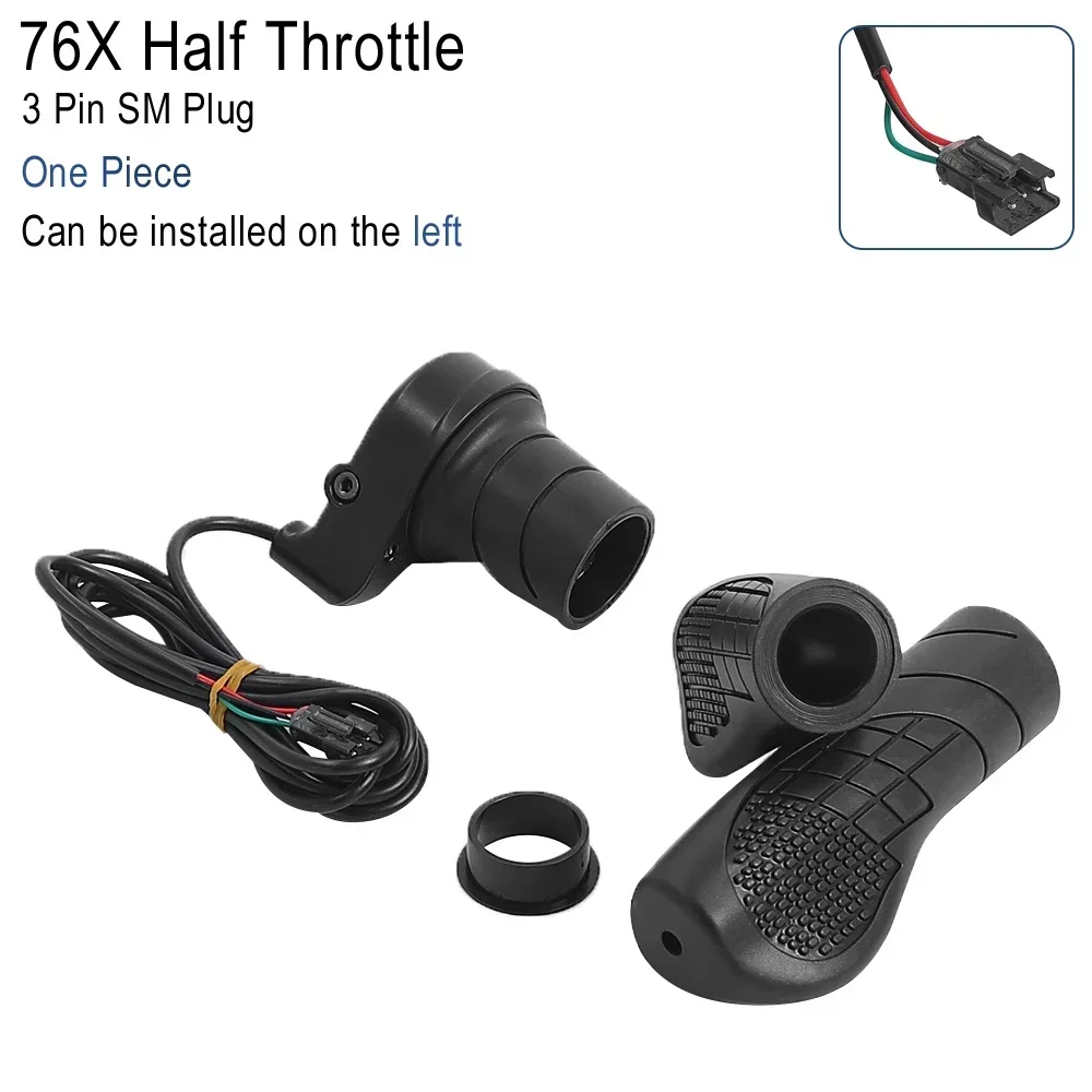 AliExpress For E-bike & Electric Scooter Left/Right FT76X Half Twist Throttle Handle - Half Handlebar Waterproof WP/SM Plug Accelerator