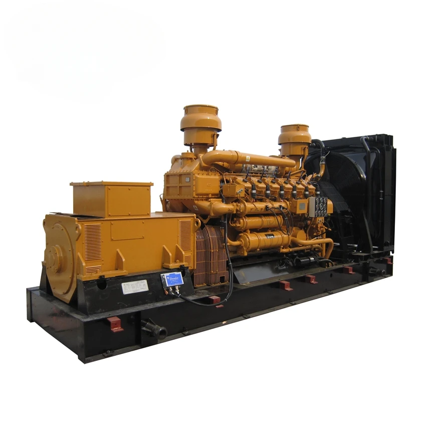Lage Snelheid Groene Stroom 380V 1Mw Biogas Generator Met Ce Iso Certificaat